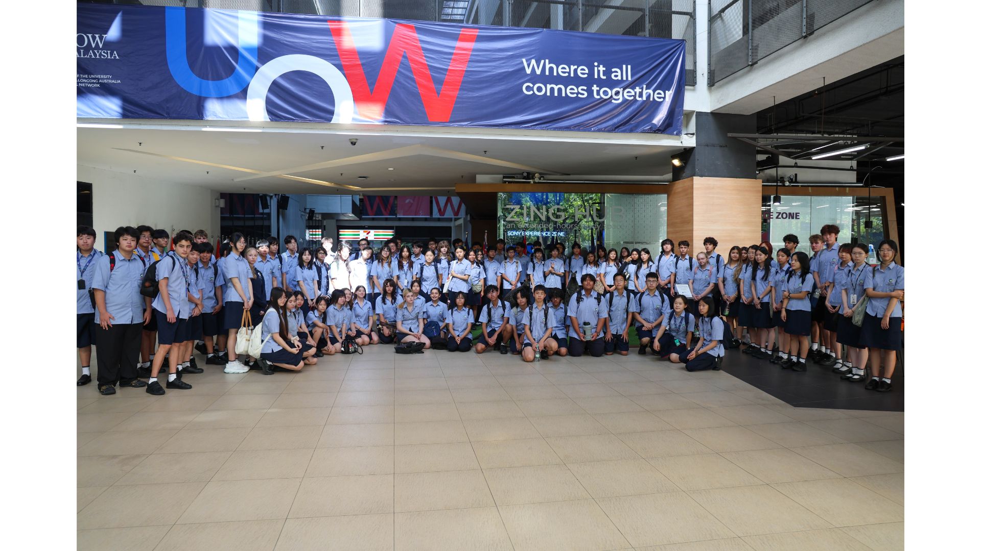 Australian International School Malaysia Year 9 and 10 students in multimedia workshop